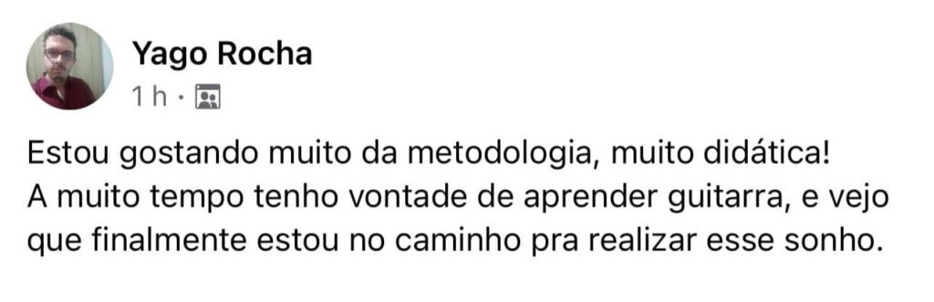 Depoimento autêntico de aluno, print 10